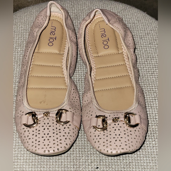 me too Shoes - Me Too Luna perforated leather ballet flats sz 8
